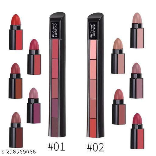 5 In 1 Lipstick Set Of 10 Colors